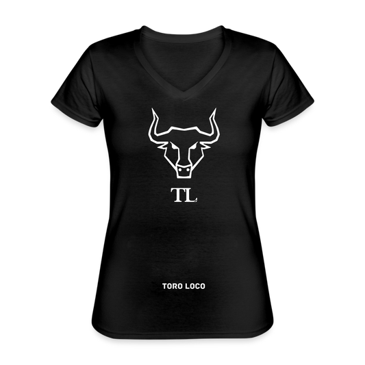 Toro Loco Classic Women’s V-Neck T-Shirt - black