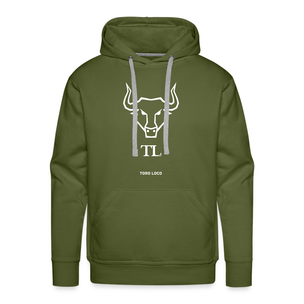 Toro Loco Men’s Premium Hoodie - olive green