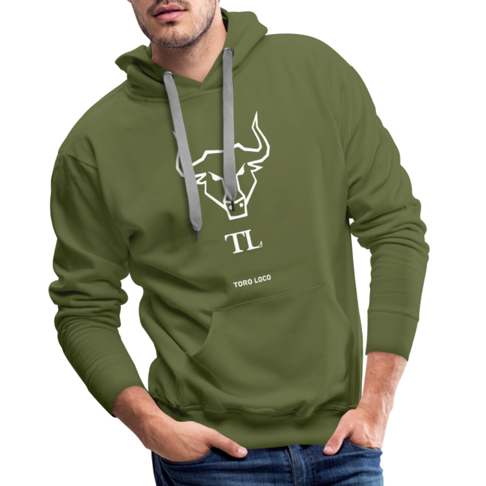 Toro Loco Men’s Premium Hoodie - olive green