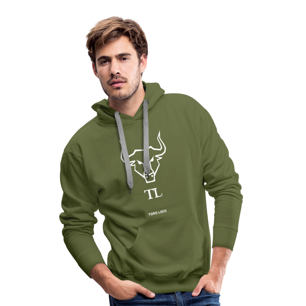 Toro Loco Men’s Premium Hoodie - olive green