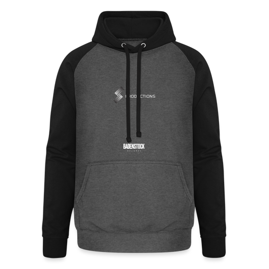 S productions Unisex Baseball Hoodie - graphite/black