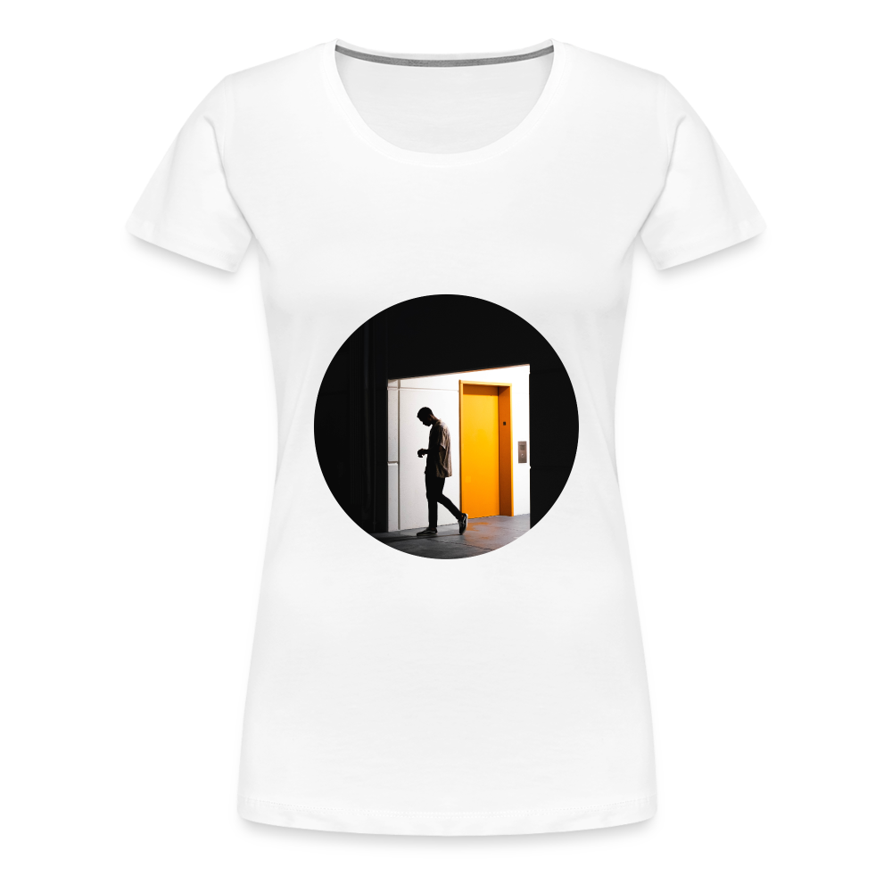 Empty Elevator Women’s Premium T-Shirt - white