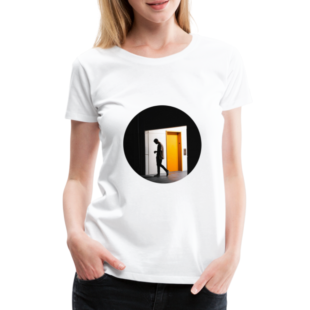Empty Elevator Women’s Premium T-Shirt - white