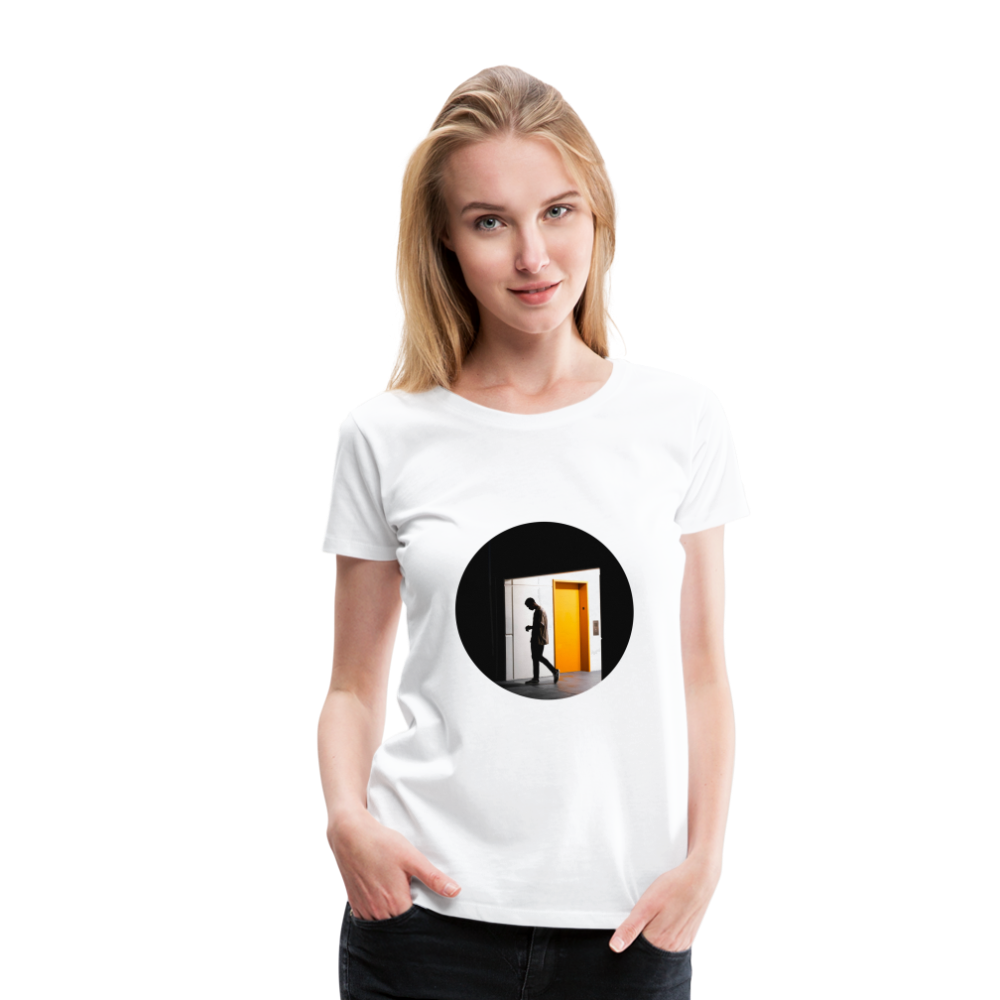 Empty Elevator Women’s Premium T-Shirt - white