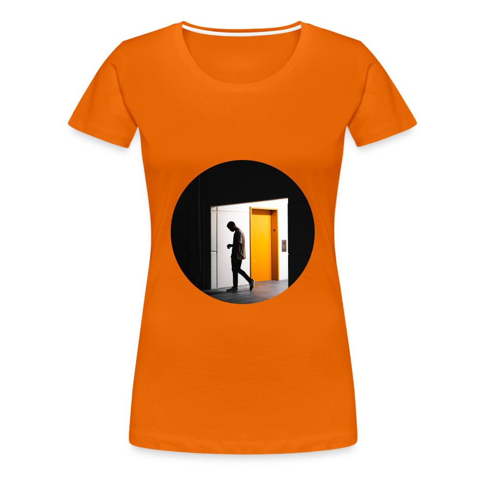 Empty Elevator Women’s Premium T-Shirt - orange