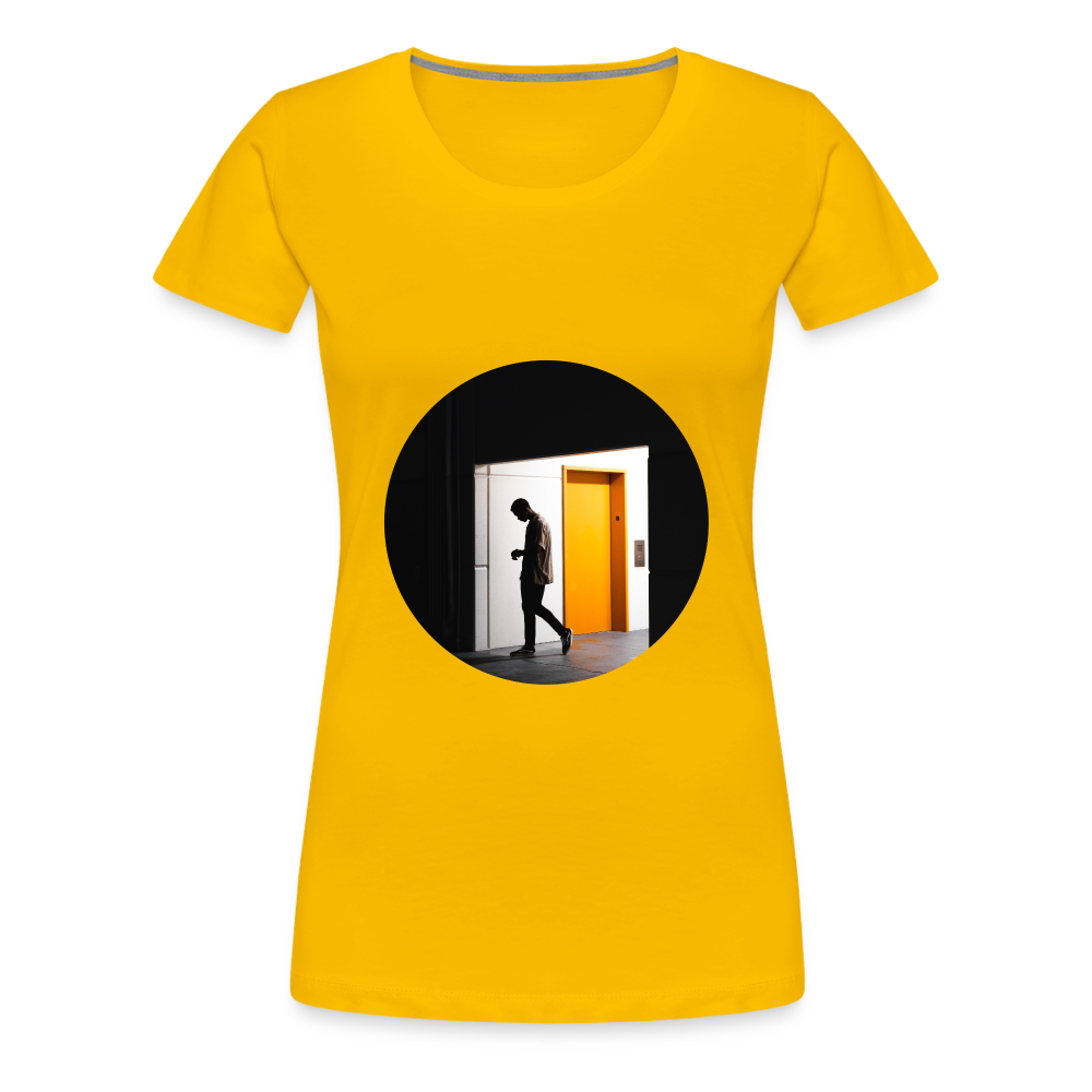 Empty Elevator Women’s Premium T-Shirt - sun yellow
