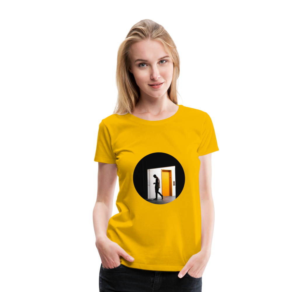 Empty Elevator Women’s Premium T-Shirt - sun yellow
