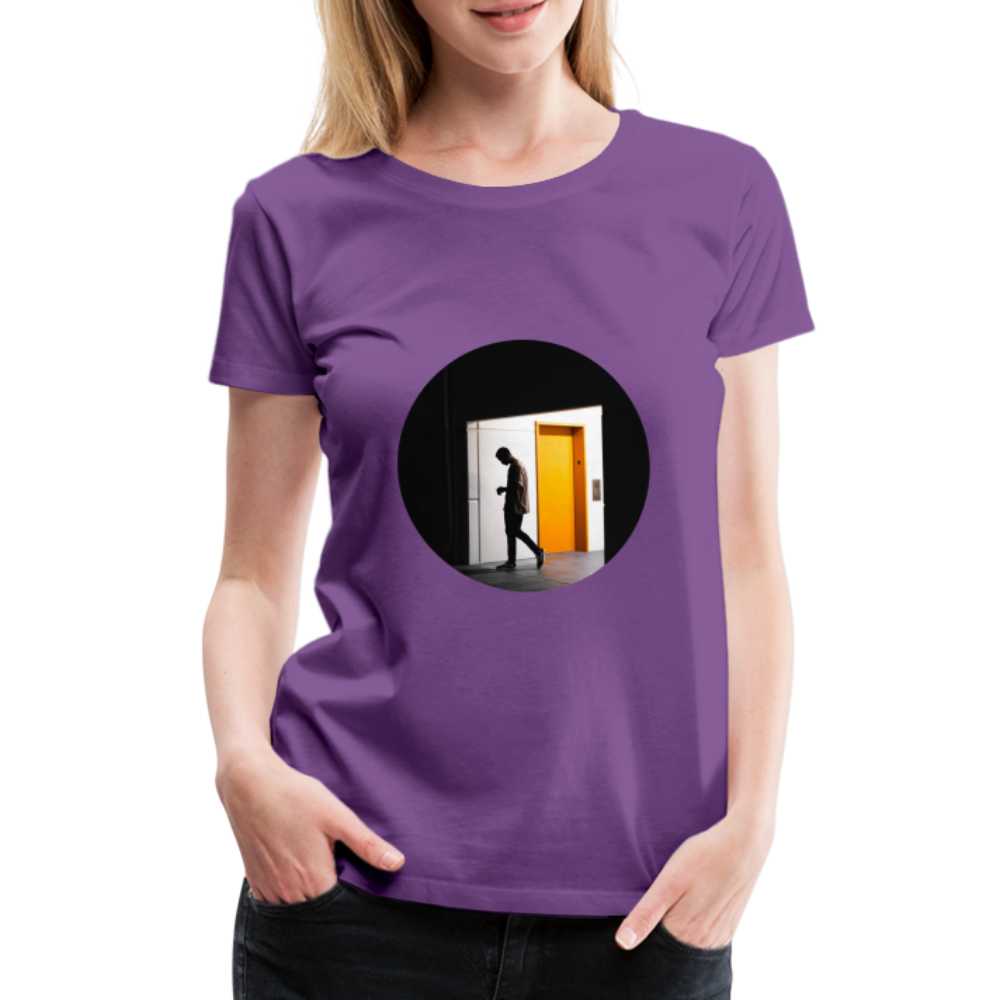 Empty Elevator Women’s Premium T-Shirt - purple