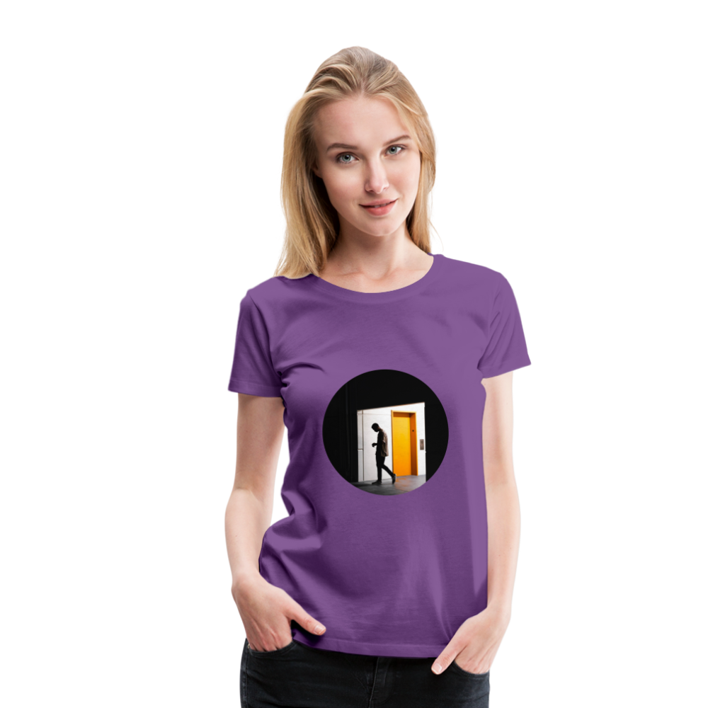 Empty Elevator Women’s Premium T-Shirt - purple