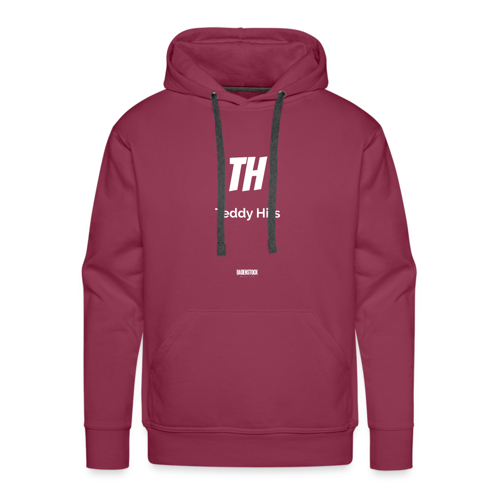 Teddy Hits Men’s Premium Hoodie - bordeaux