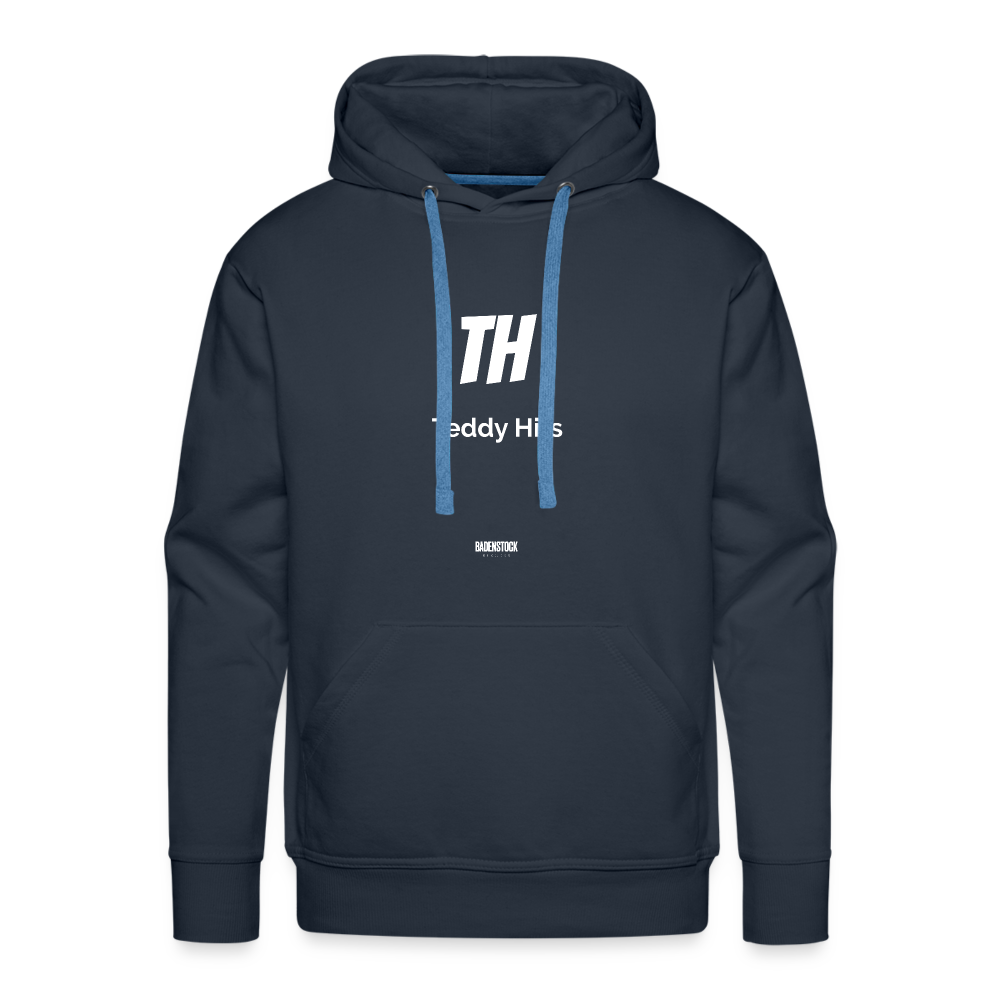 Teddy Hits Men’s Premium Hoodie - navy