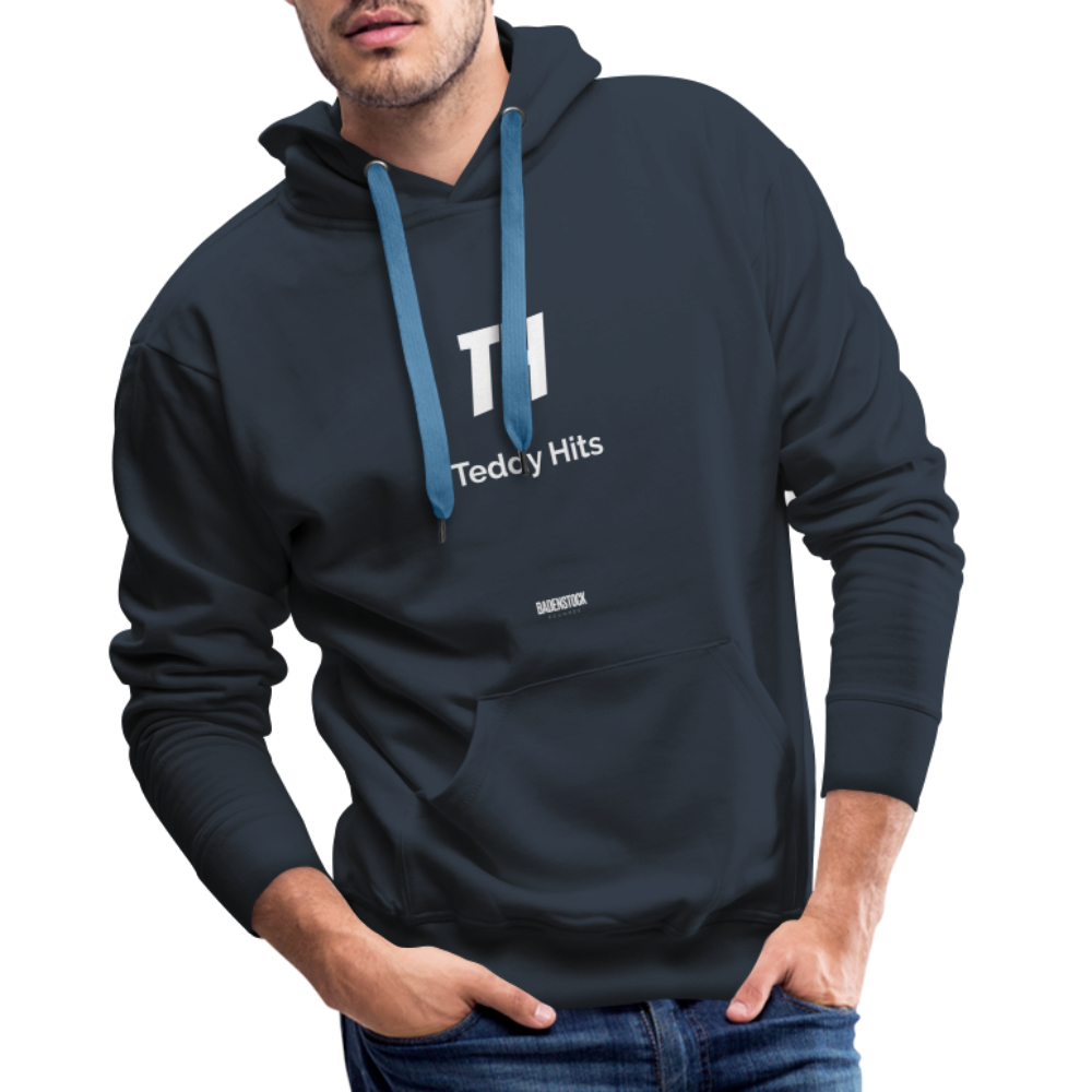 Teddy Hits Men’s Premium Hoodie - navy
