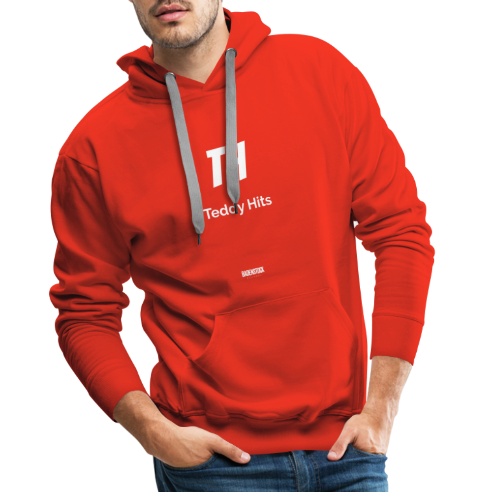 Teddy Hits Men’s Premium Hoodie - red