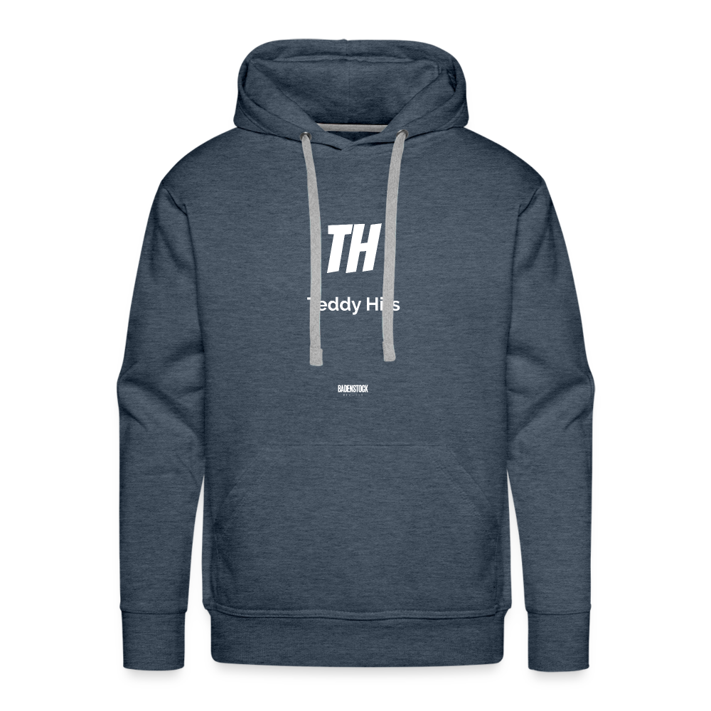 Teddy Hits Men’s Premium Hoodie - heather denim