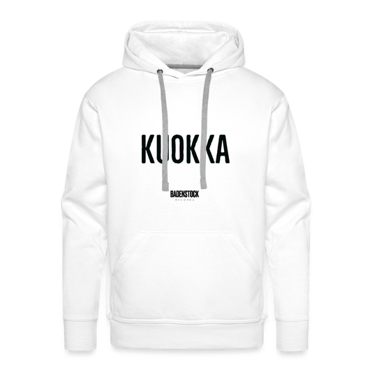 KUOKKA Men’s Premium Hoodie - white