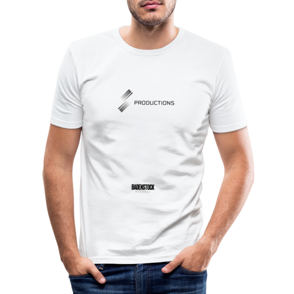 S productions Men's Slim Fit T-Shirt - white