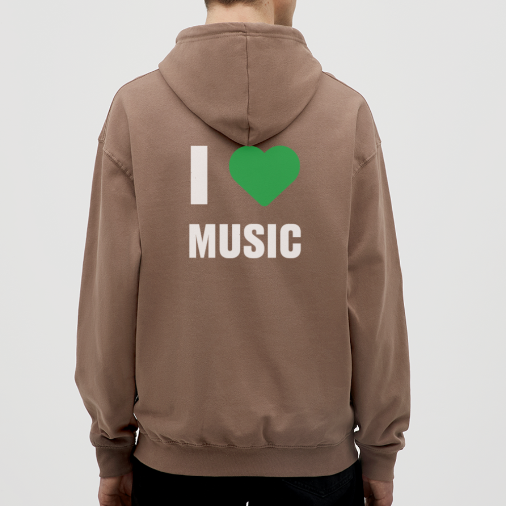 Badenstock - I love music - Unisex Hoodie - mocha