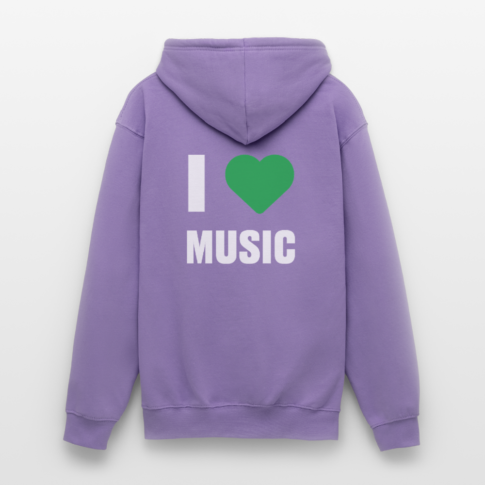 Badenstock - I love music - Unisex Hoodie - lavender