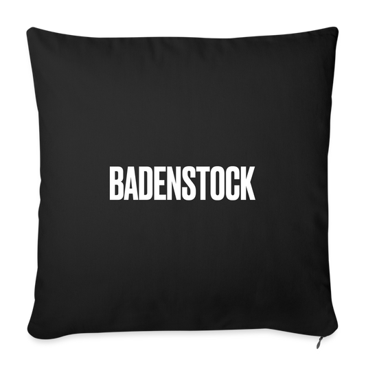 Badenstock Sofa pillow with filling 45cm x 45cm - black
