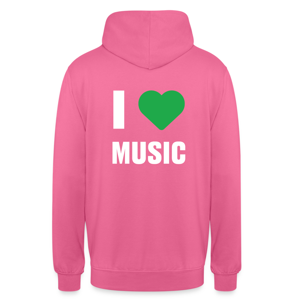 Badenstock - I love music - Unisex Hoodie - pink