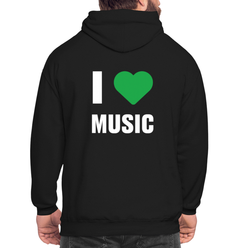 Badenstock - I love music - Unisex Hoodie - black