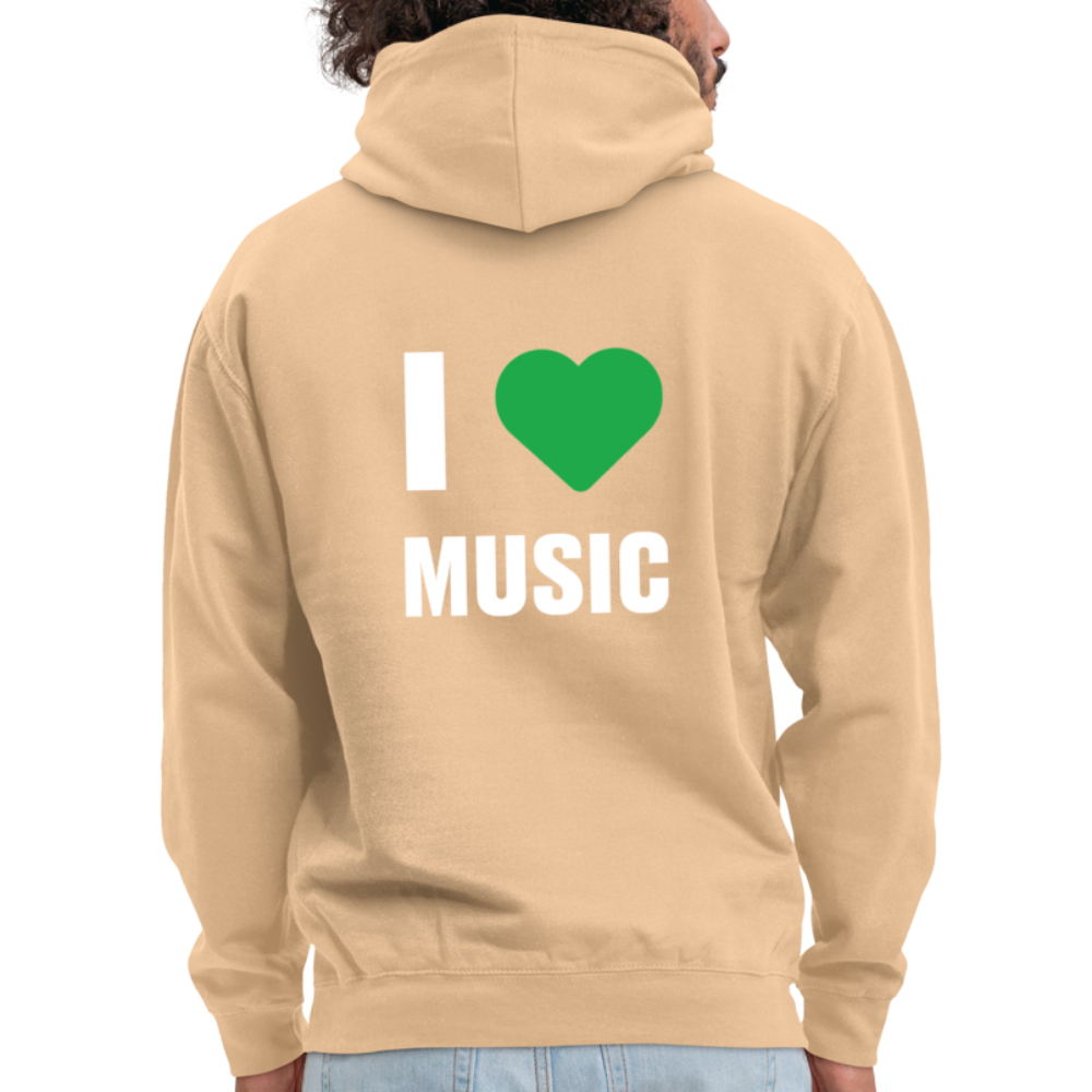 Badenstock - I love music - Unisex Hoodie - peach