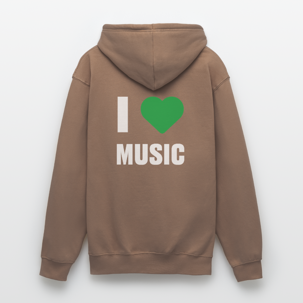 Badenstock - I love music - Unisex Hoodie - mocha