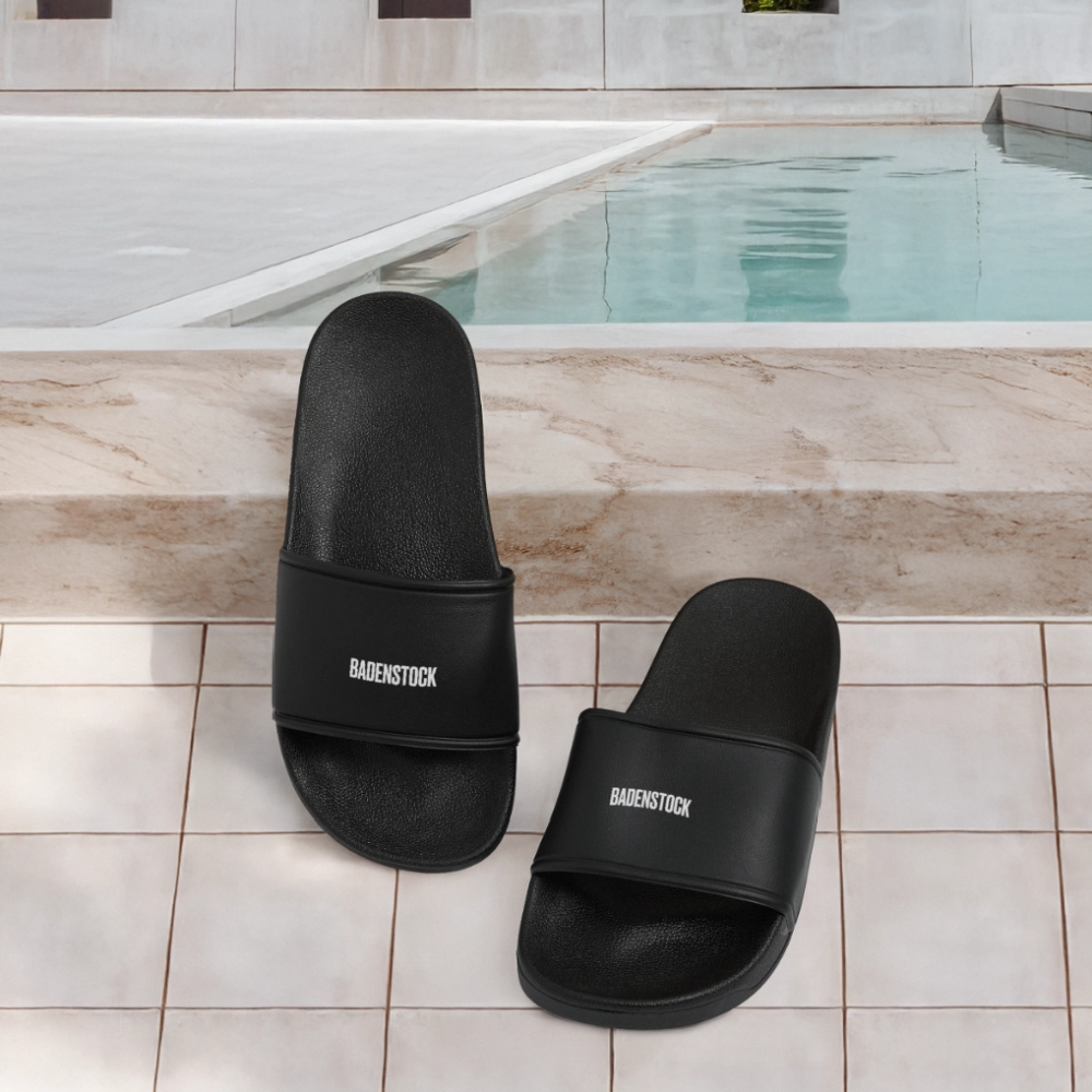 Badenstock Men’s Pool Sliders - black