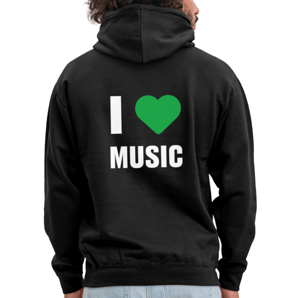 Badenstock - I love music - Unisex Hoodie - black