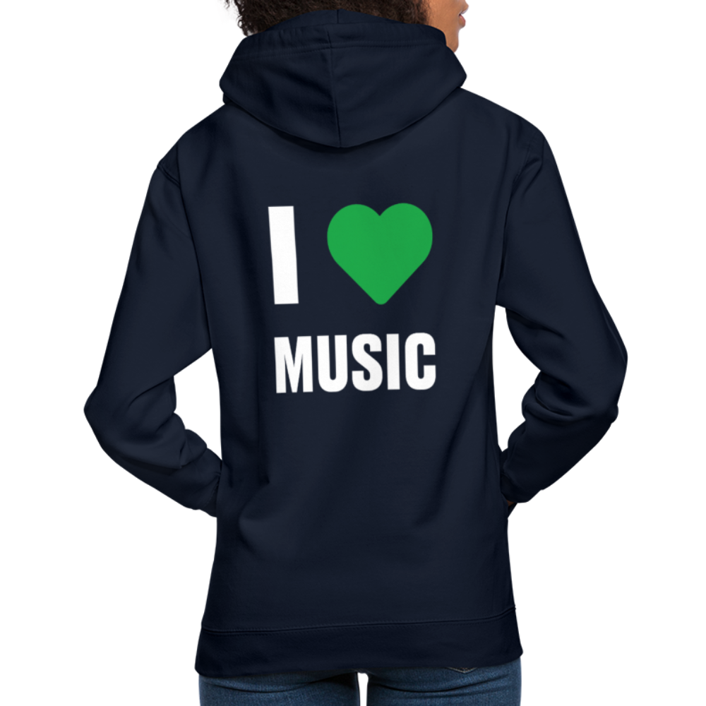 Badenstock - I love music - Unisex Hoodie - navy