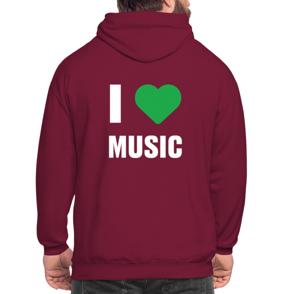 Badenstock - I love music - Unisex Hoodie - bordeaux