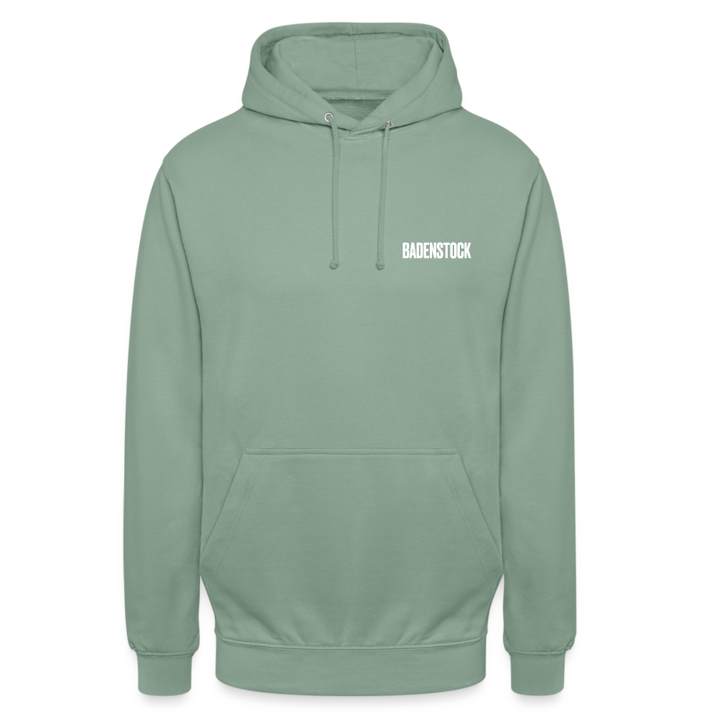 Badenstock - I love music - Unisex Hoodie - steel green