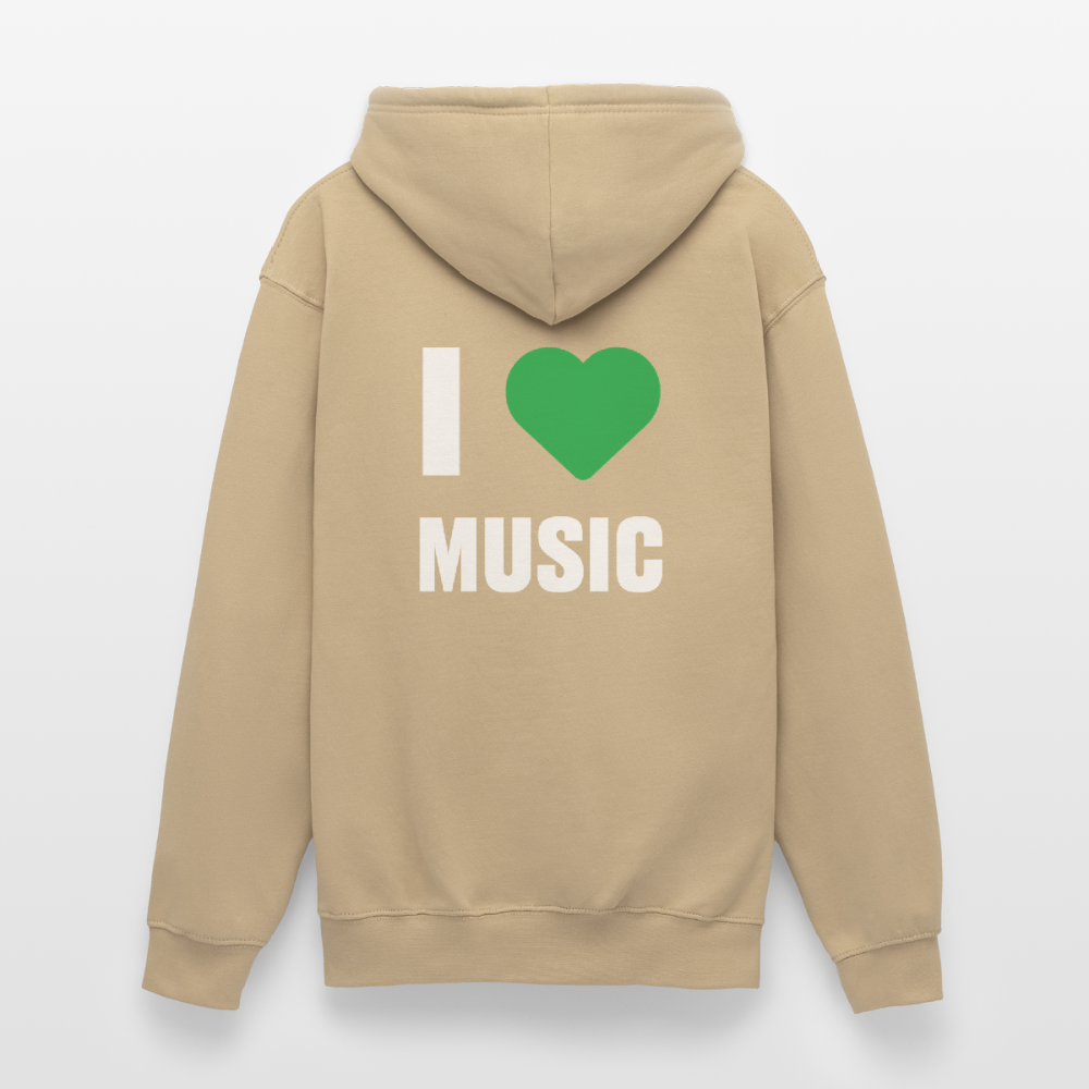 Badenstock - I love music - Unisex Hoodie - beige