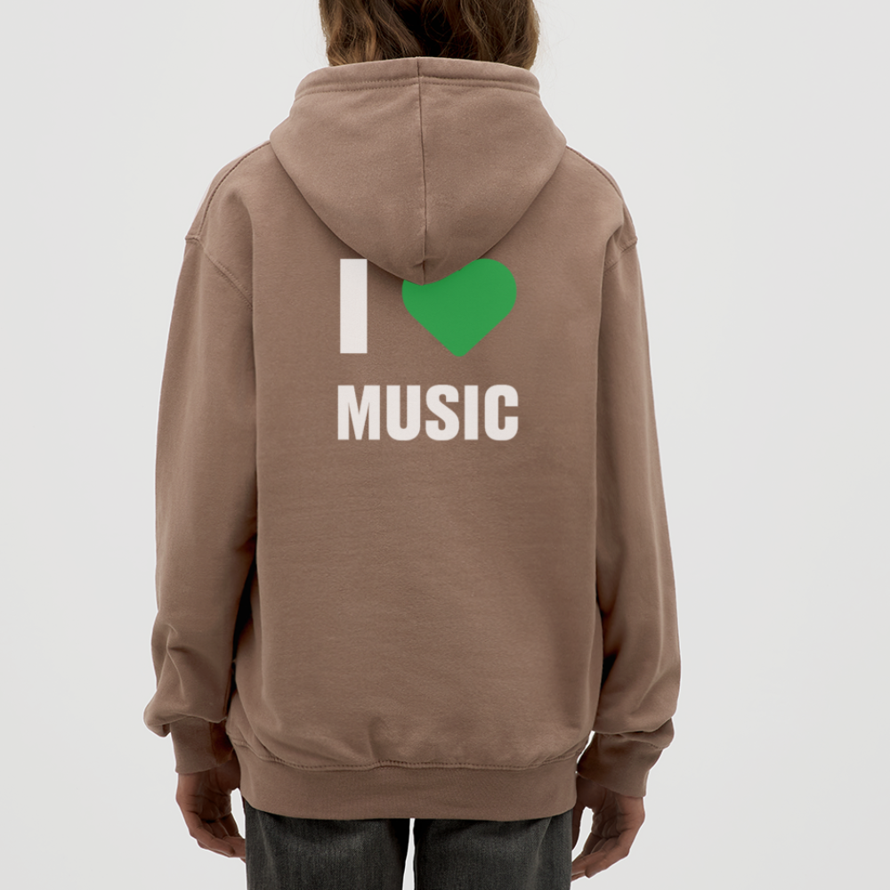 Badenstock - I love music - Unisex Hoodie - mocha