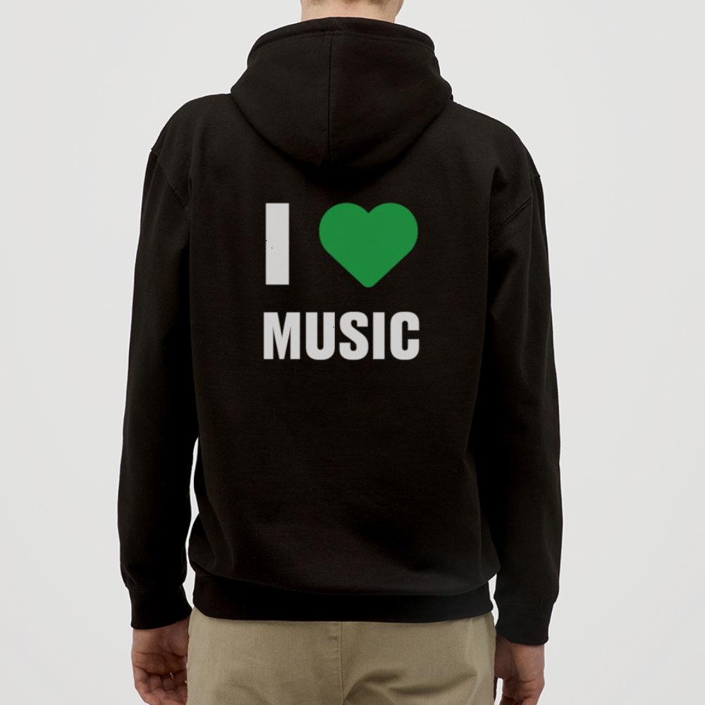 Badenstock - I love music - Unisex Hoodie - black