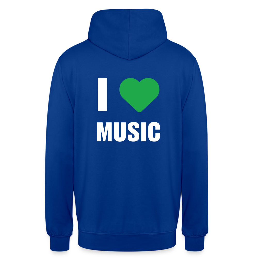 Badenstock - I love music - Unisex Hoodie - bright royal