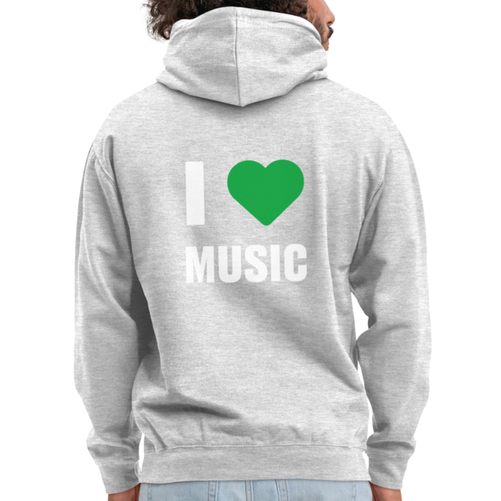 Badenstock - I love music - Unisex Hoodie - light heather grey