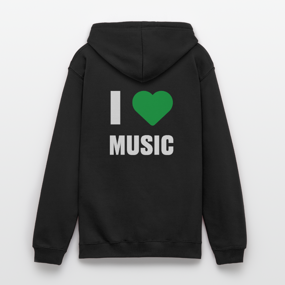 Badenstock - I love music - Unisex Hoodie - black