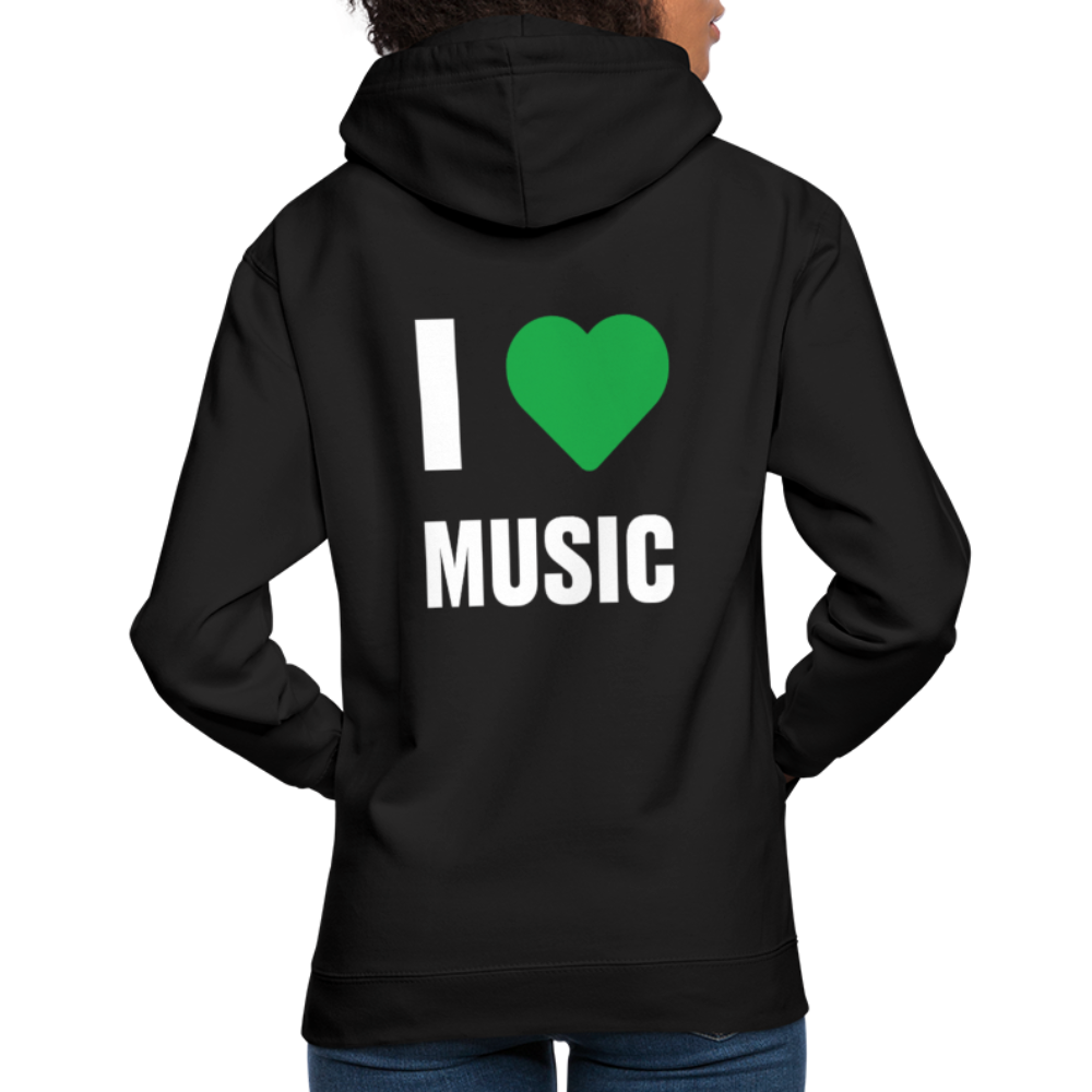 Badenstock - I love music - Unisex Hoodie - black