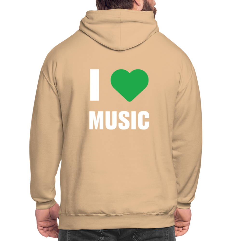 Badenstock - I love music - Unisex Hoodie - peach