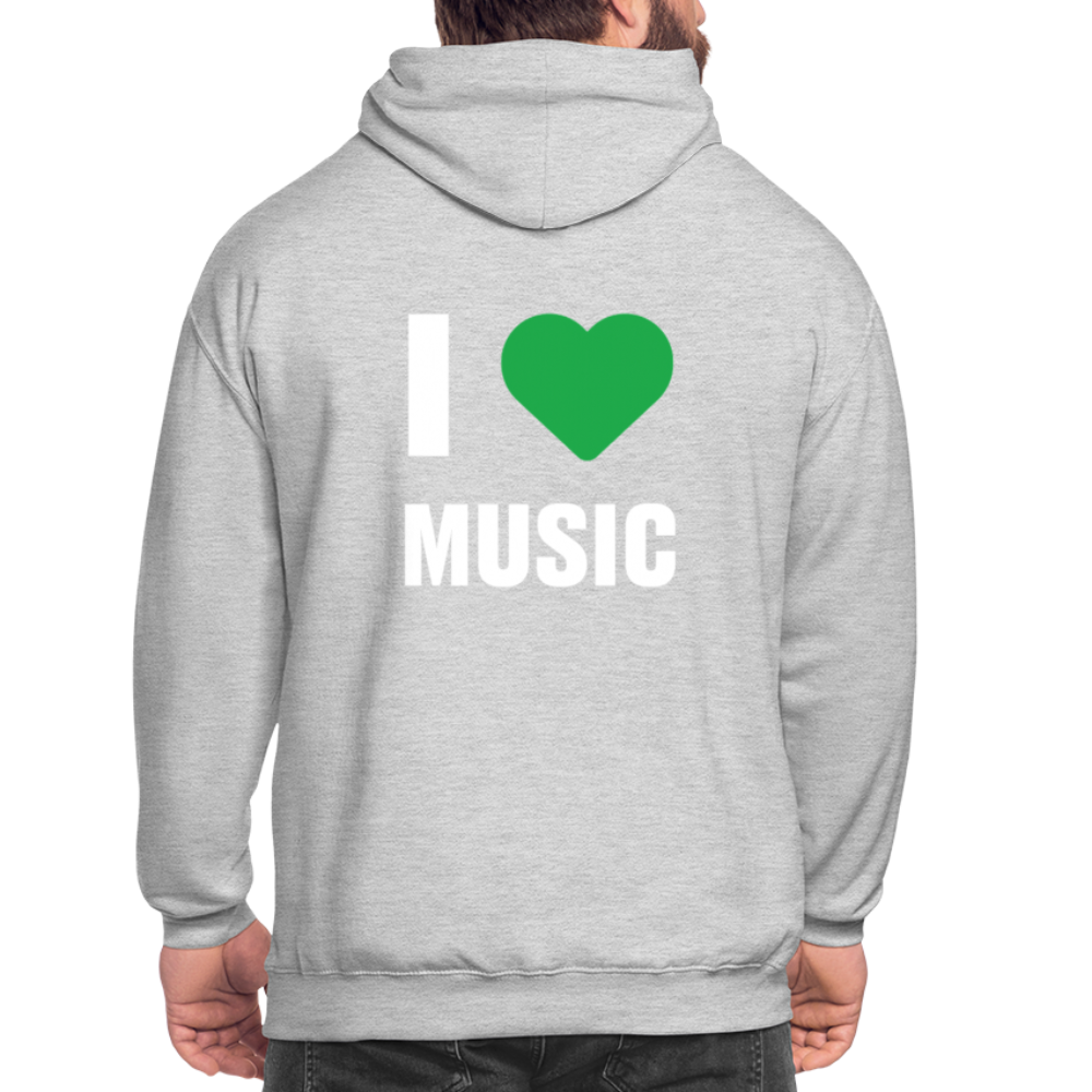 Badenstock - I love music - Unisex Hoodie - light heather grey