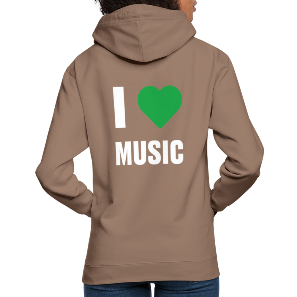 Badenstock - I love music - Unisex Hoodie - mocha