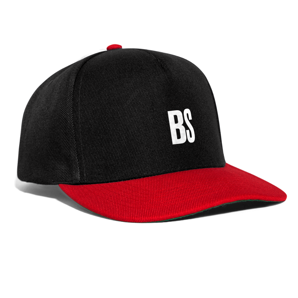 BS Snapback Cap - black/red
