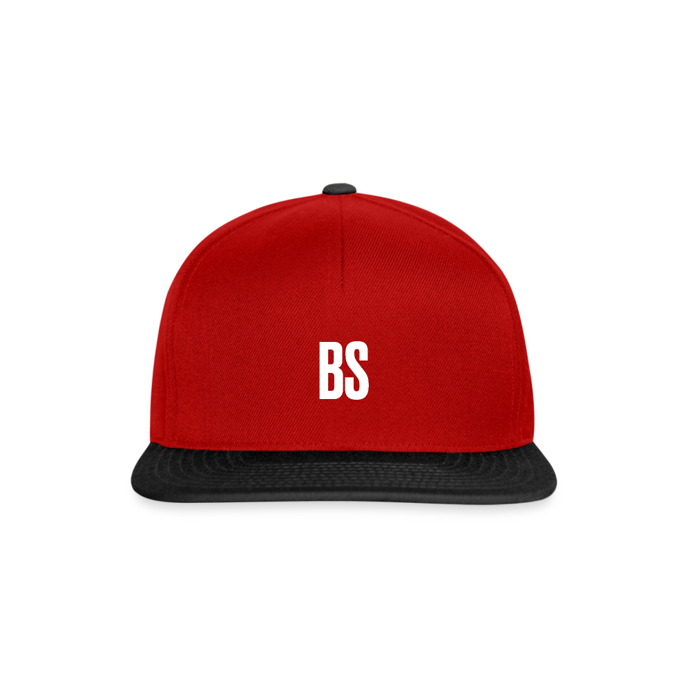 BS Snapback Cap - red/black