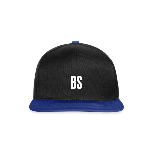 BS Snapback Cap - black/bright royal