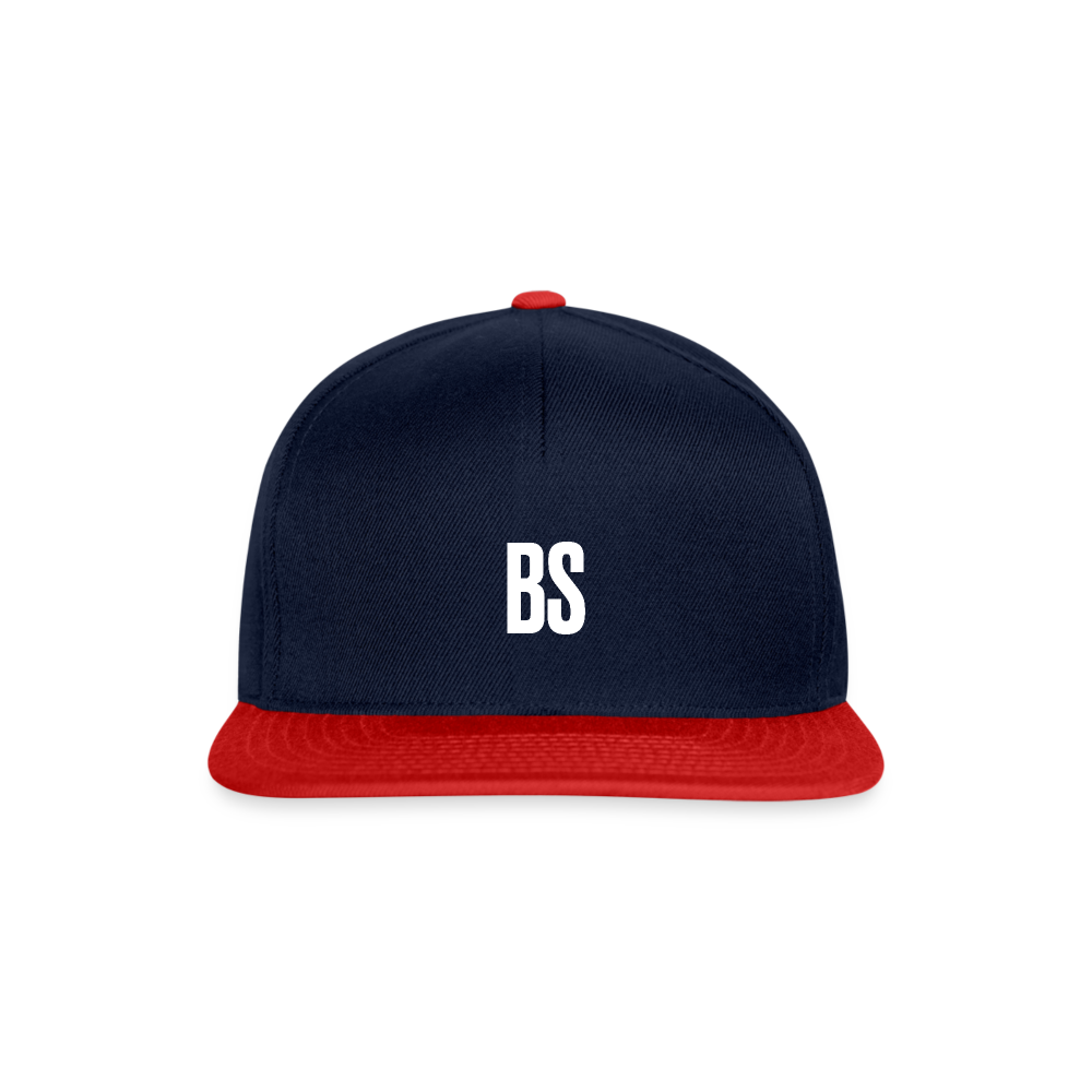 BS Snapback Cap - navy/red