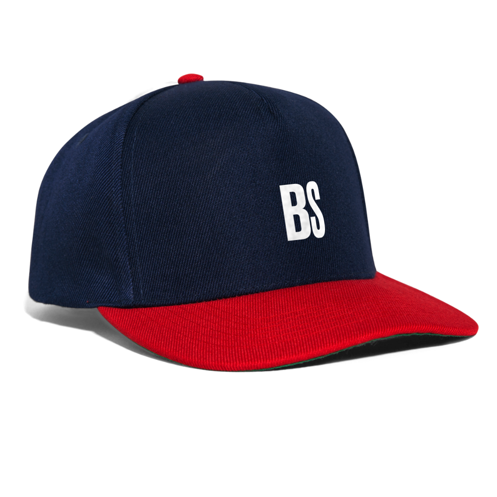 BS Snapback Cap - navy/red
