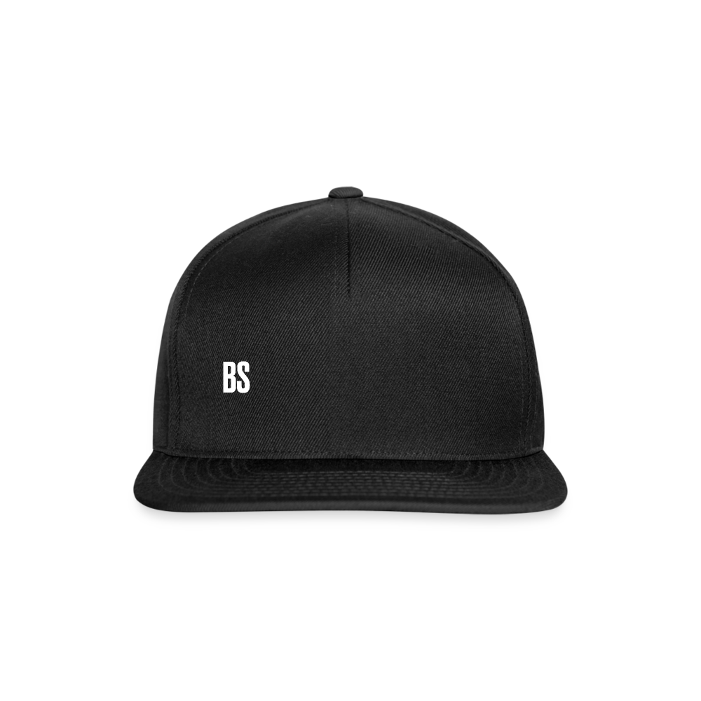 BS Snapback Cap (Small logo) - black/black