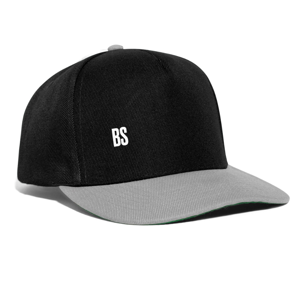 BS Snapback Cap (Small logo) - black/grey
