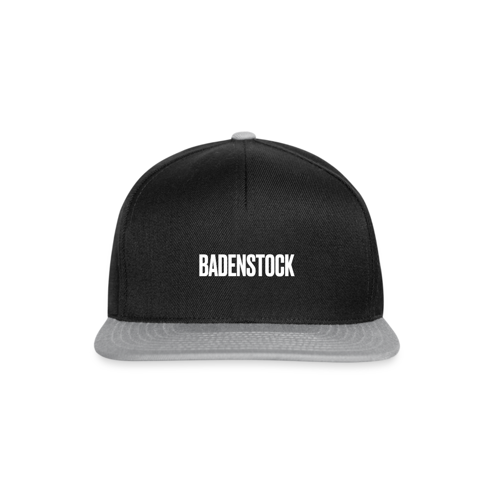 Badenstock Snapback Cap - black/grey